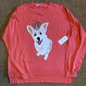 Knit Corgi Sweater NWT